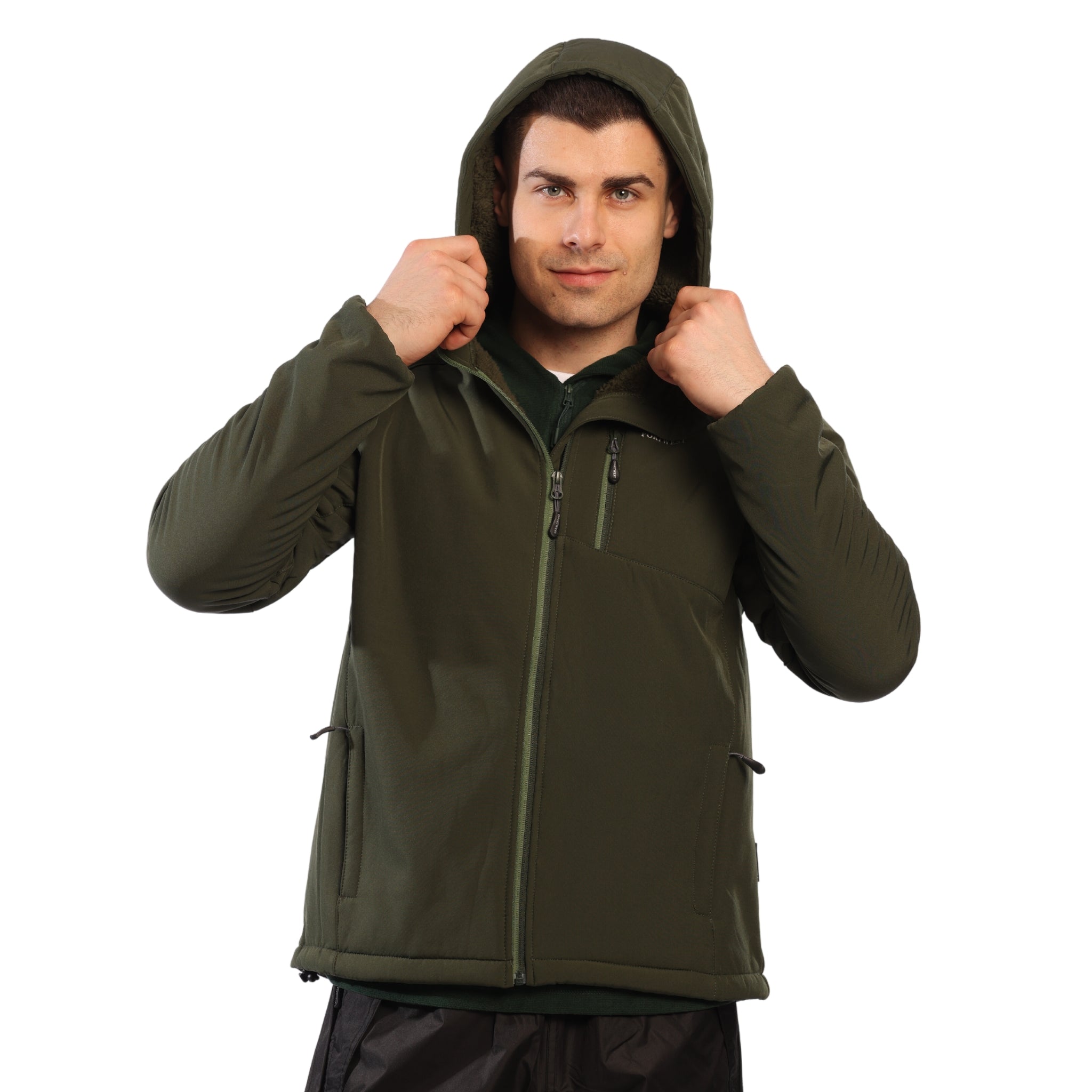 Men's softshell 2025 jacket with hood