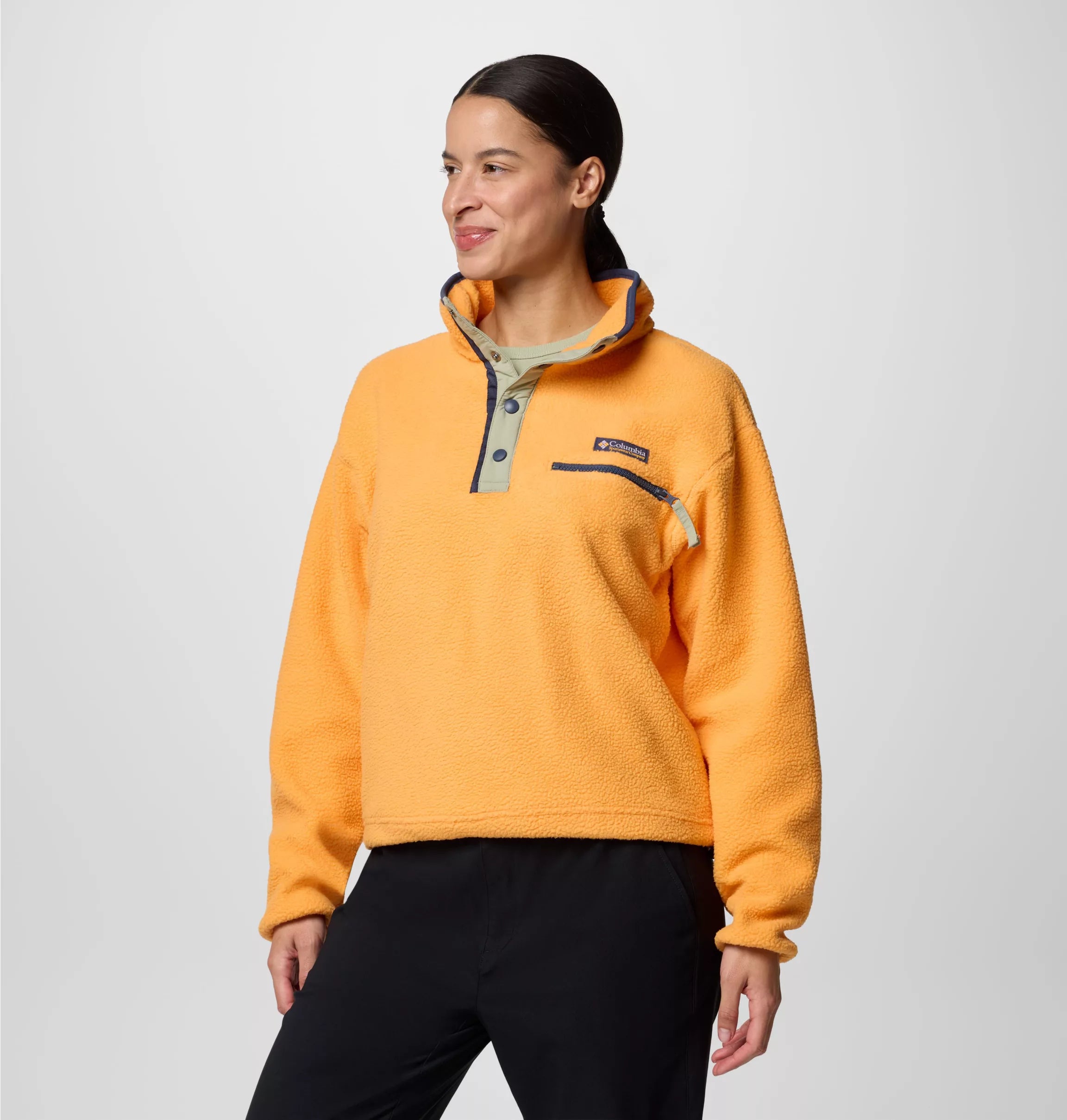 Women's Helvetia™ II Cropped Sherpa Half Snap Fleece