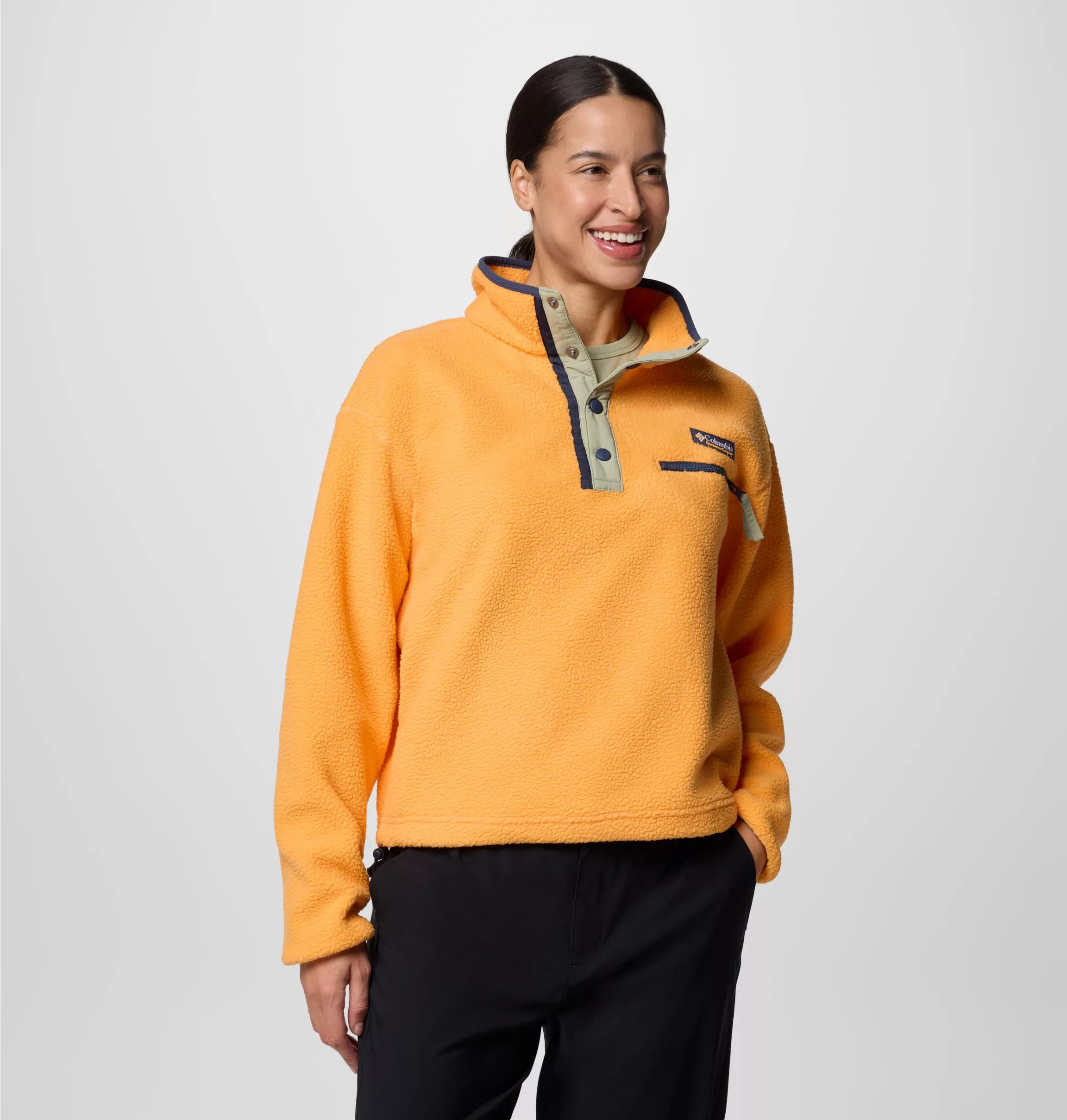 Women's Helvetia™ II Cropped Sherpa Half Snap Fleece