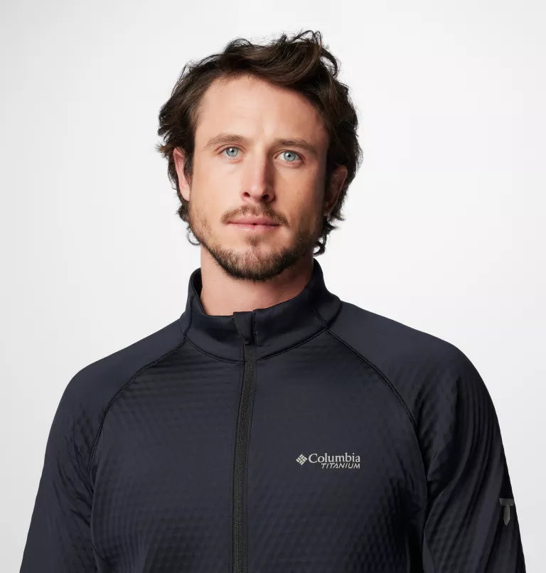 Men's Crystal Leaf™ Omni-Heat™ Helix Technical Half Zip Fleece