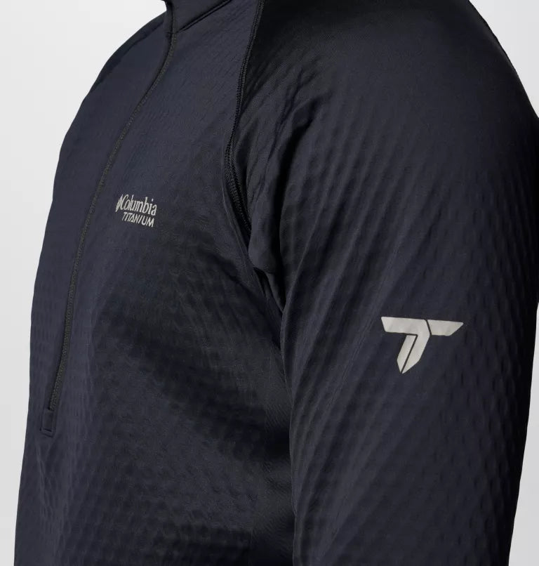 Men's Crystal Leaf™ Omni-Heat™ Helix Technical Half Zip Fleece