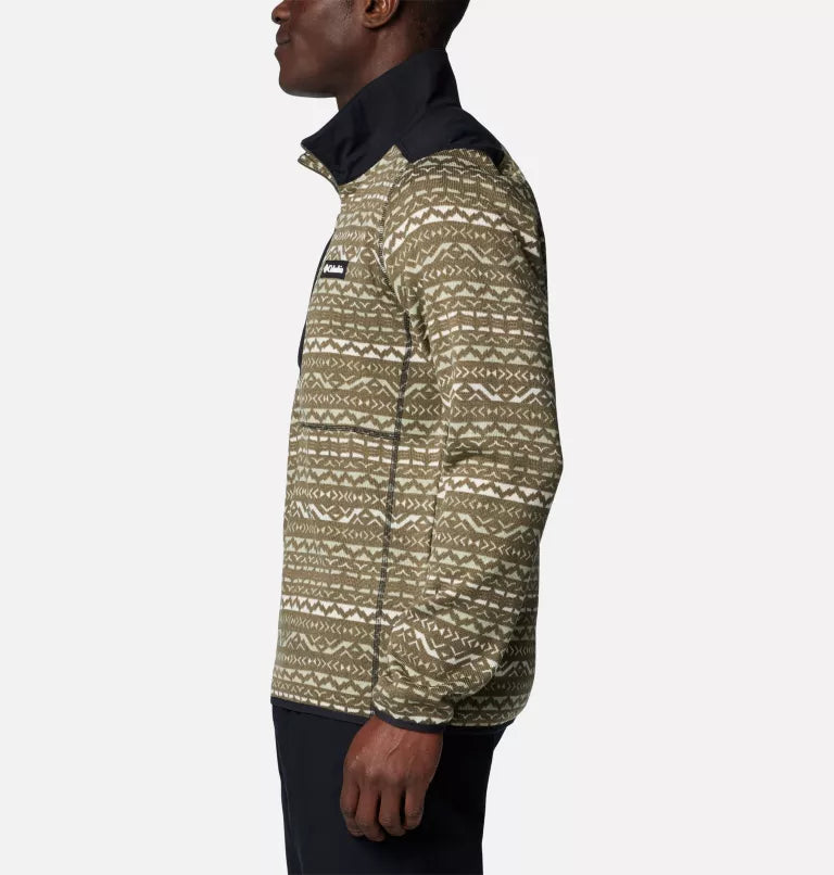 SWEATER WEATHER™ PRINTED HALF ZIP II