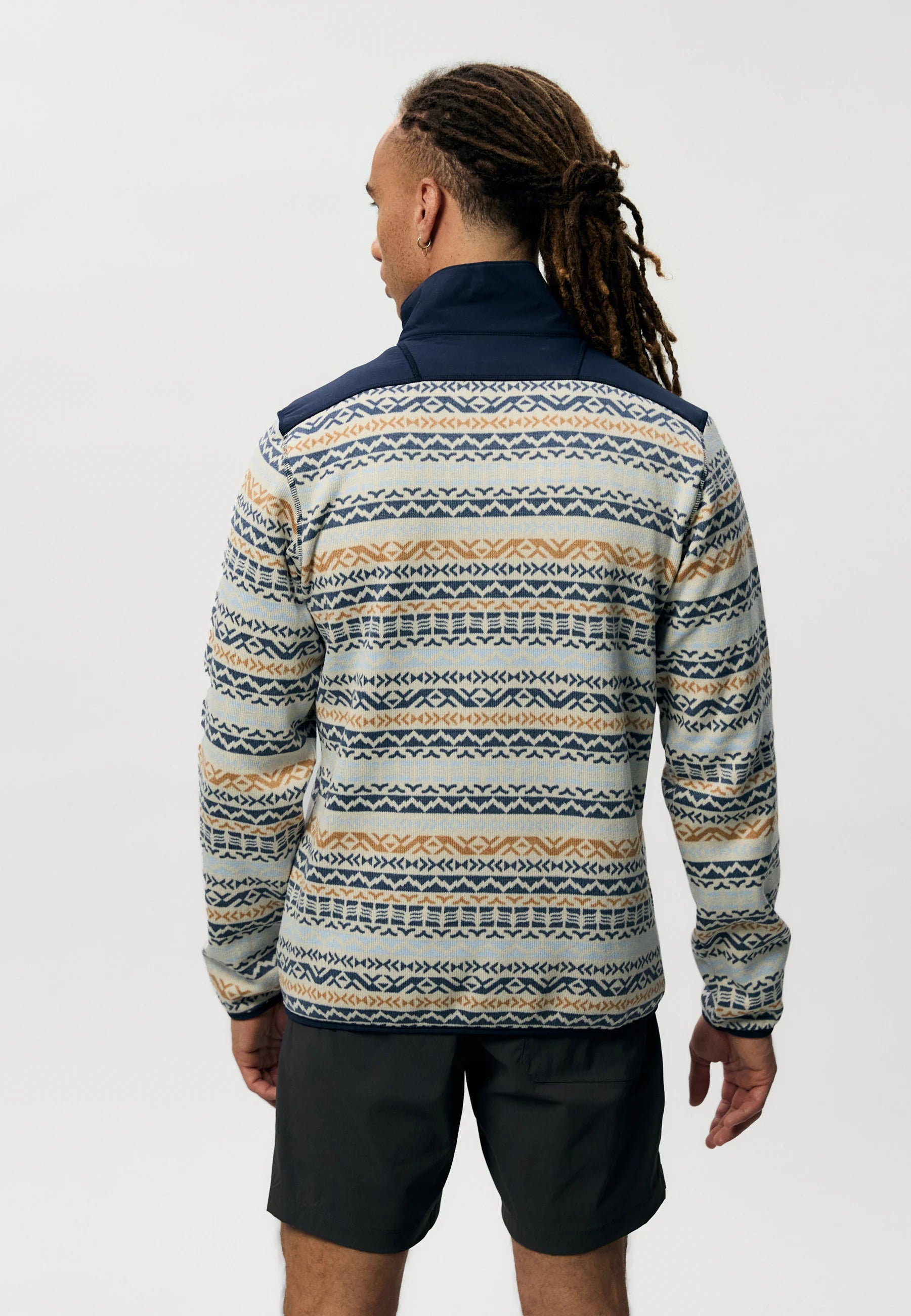 SWEATER WEATHER™ PRINTED HALF ZIP II