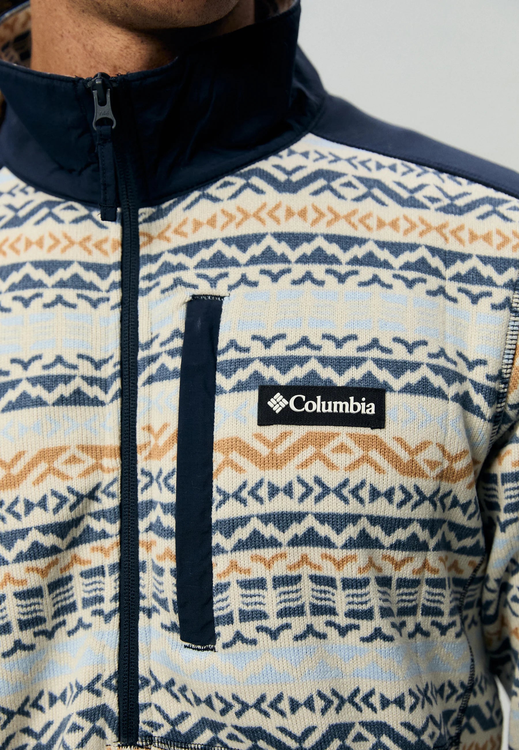 SWEATER WEATHER™ PRINTED HALF ZIP II