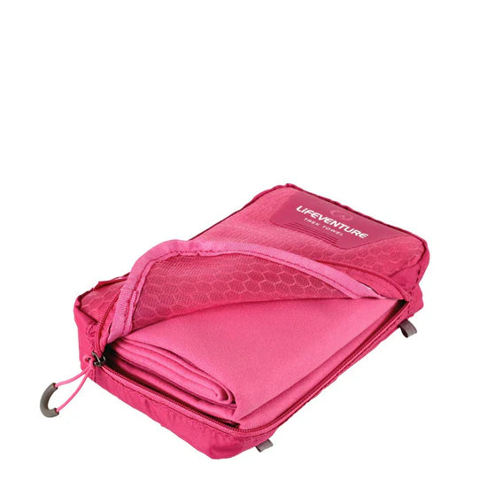 SoftFibre Pink Travel Towel