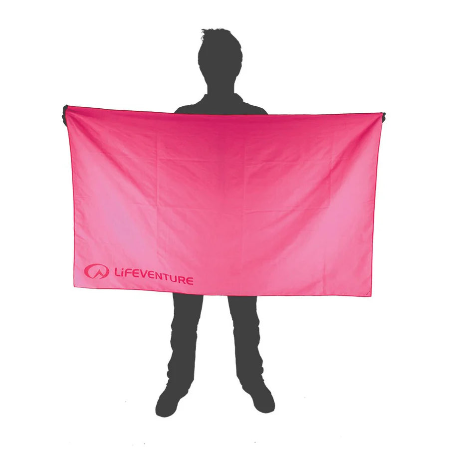 SoftFibre Pink Travel Towel