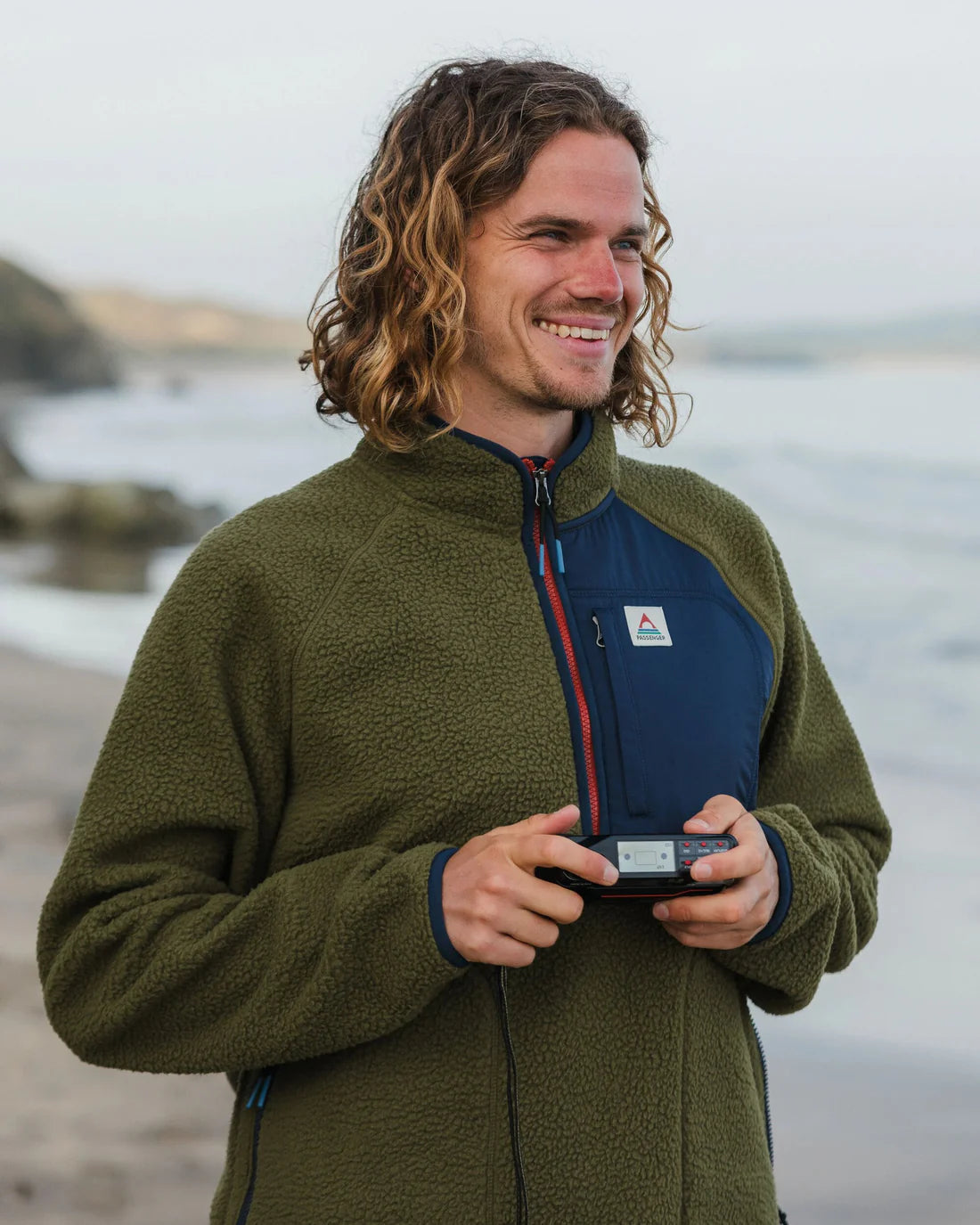 Offgrid 1/4 Zip Recycled Sherpa Fleece