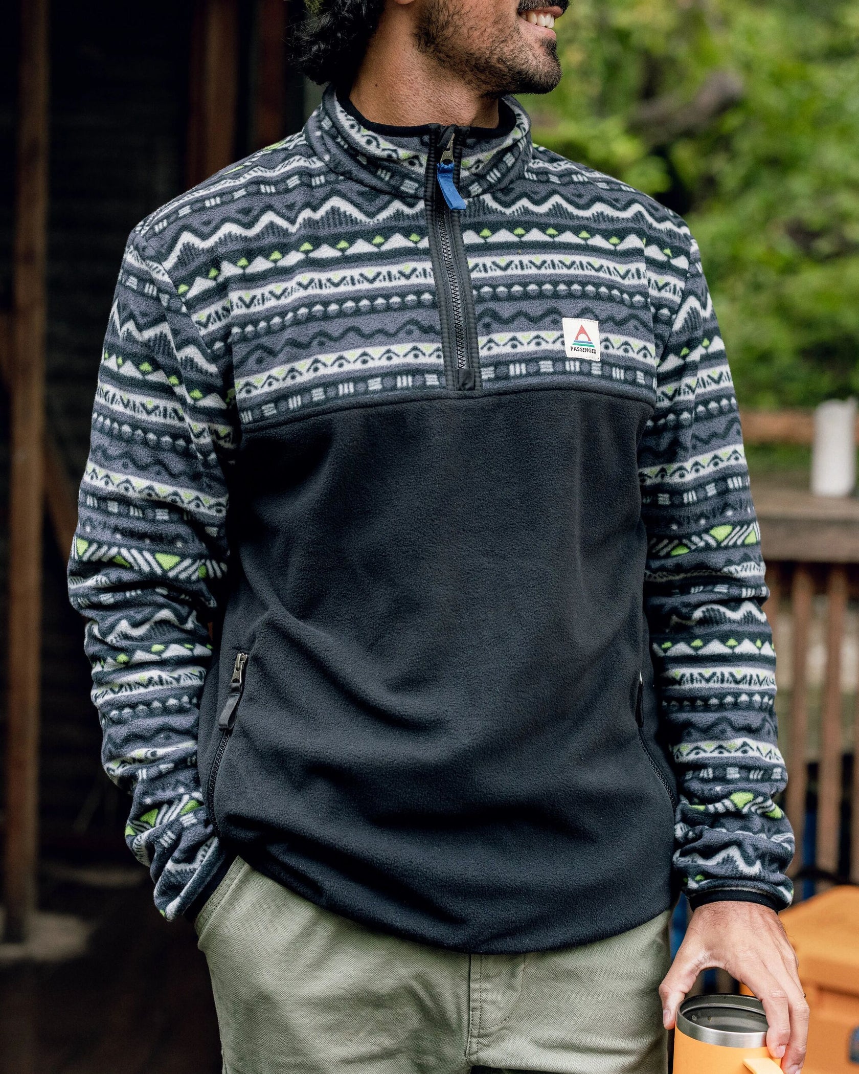 Set Off Recycled Polar 1/4 Zip Fleece