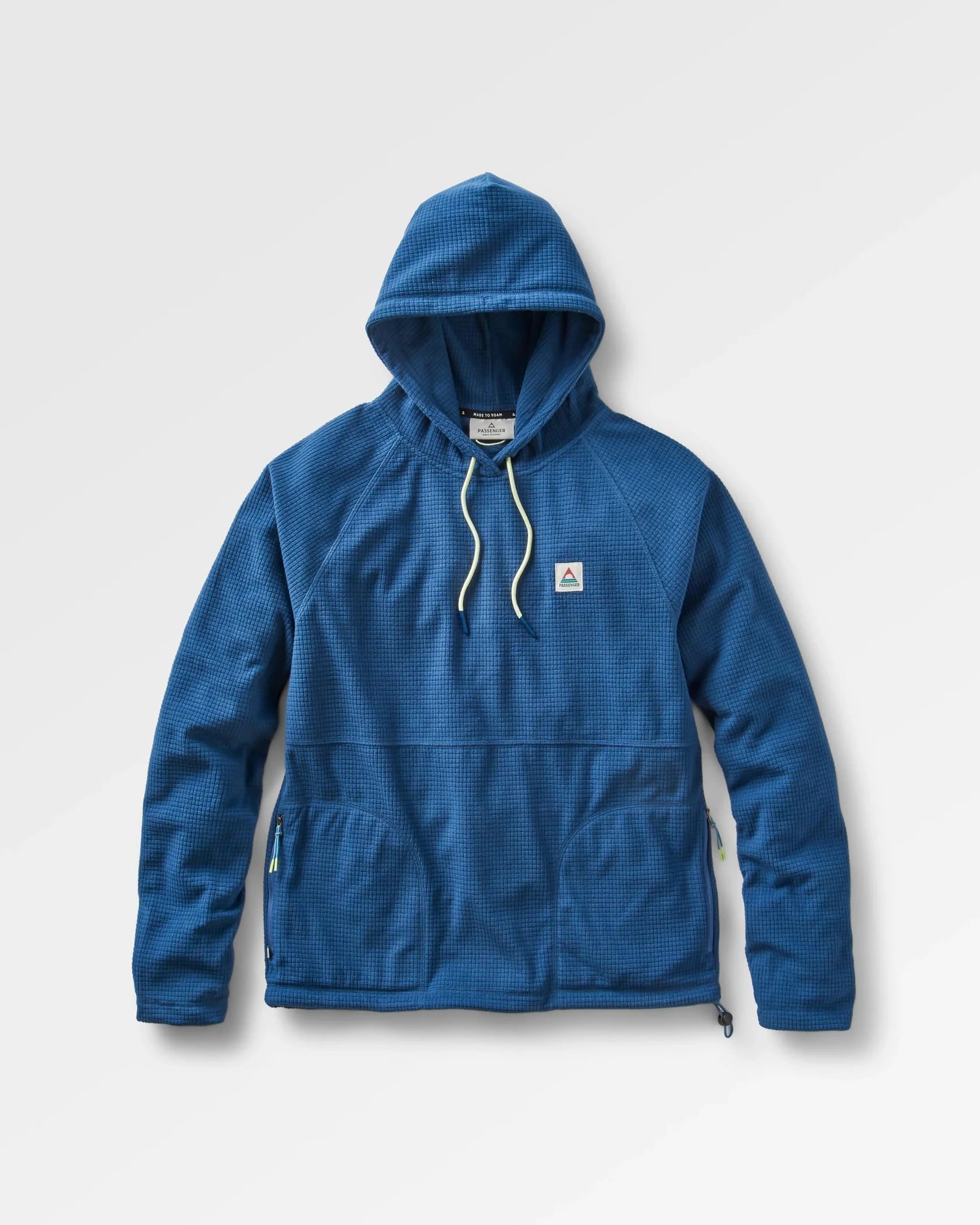 Point Recycled Grid Polar Fleece Hoodie