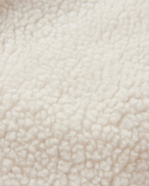 Clover Recycled Cotton-Lined Sherpa Fleece