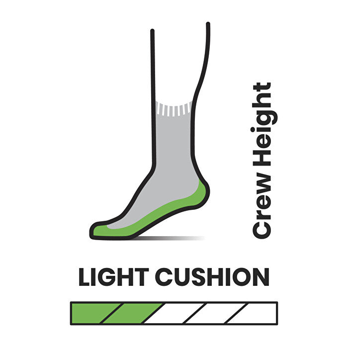 Hike Light Cushion Crew Socks