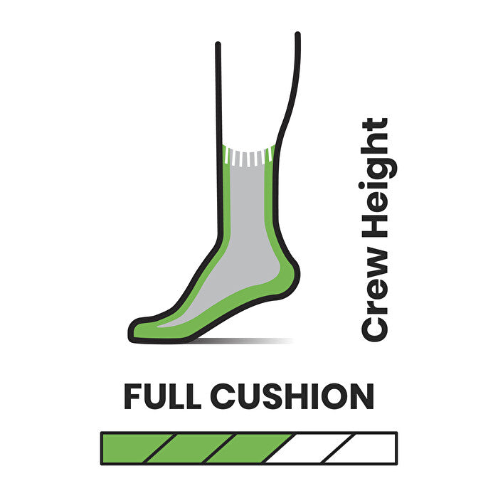 Women's Hike Classic Edition Full Cushion Solid Crew Socks