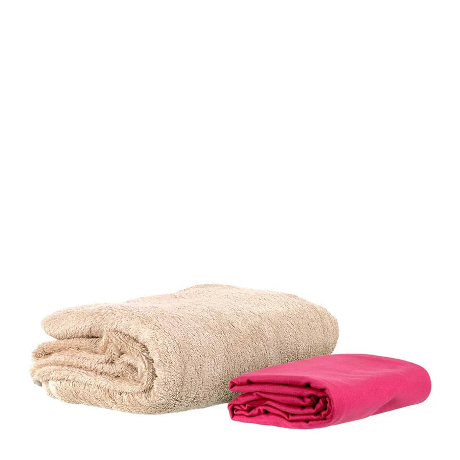 SoftFibre Pink Travel Towel