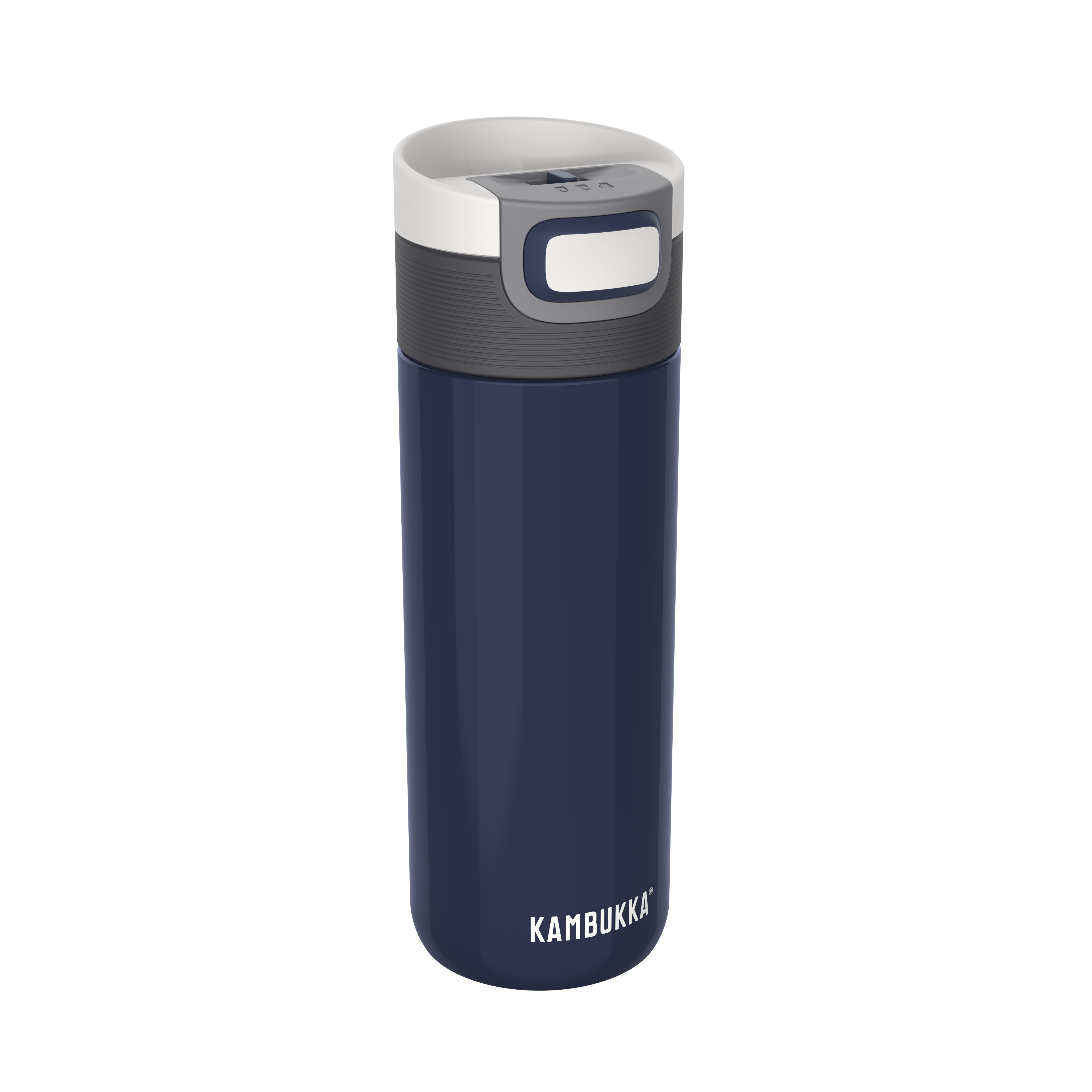  KAMBUKKA Insulated Water Bottle (500 ml) - Waterproof Thermos -  Snapclean® Technology - Ideal for Hot and Cold Drinks - Non-slip Bottom -  Stainless Steel: Home & Kitchen