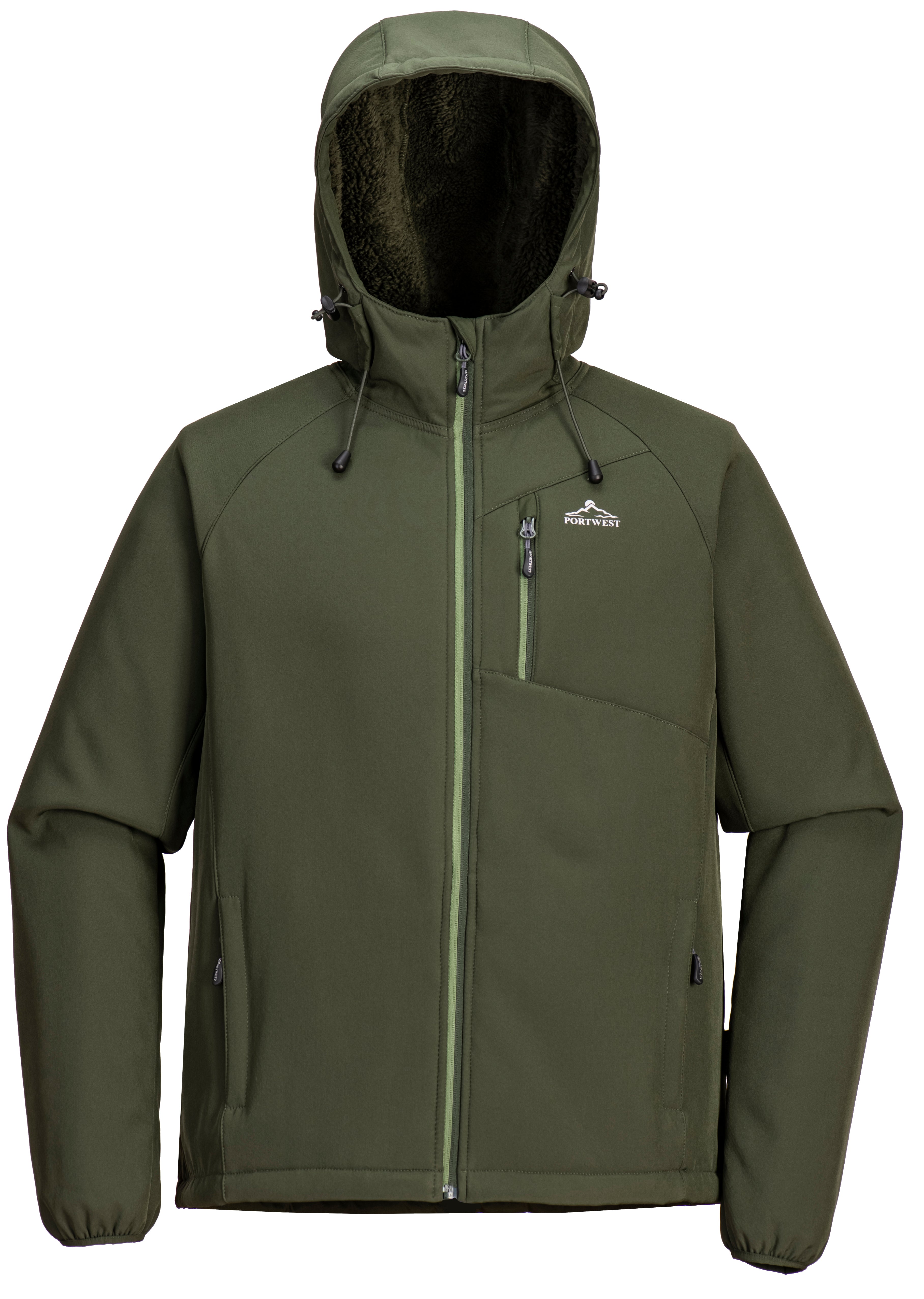 Men's shoreman's outlet fleece hooded jacket